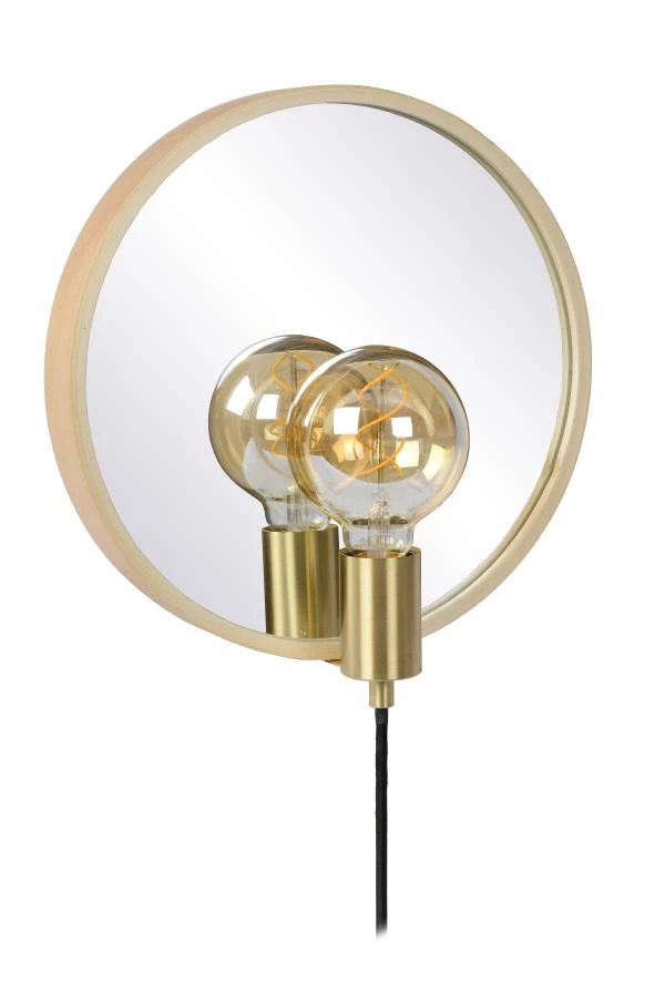 Lucide REFLEX - Lámpara de espejo - Ø 31 cm - 1xE27 - Natural - apagado